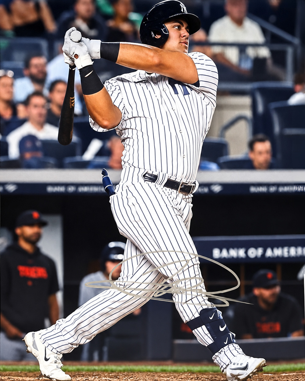 New York Yankees Jasson Dominguez Signed 11x14 Photo Autograph The Martian MLB